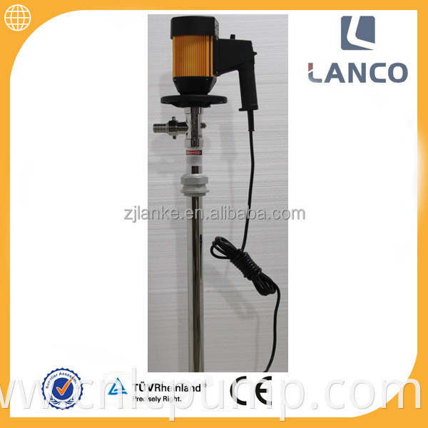 200 L/min 304ss electric chemical drum pump/ electric oil drum pump for plastic